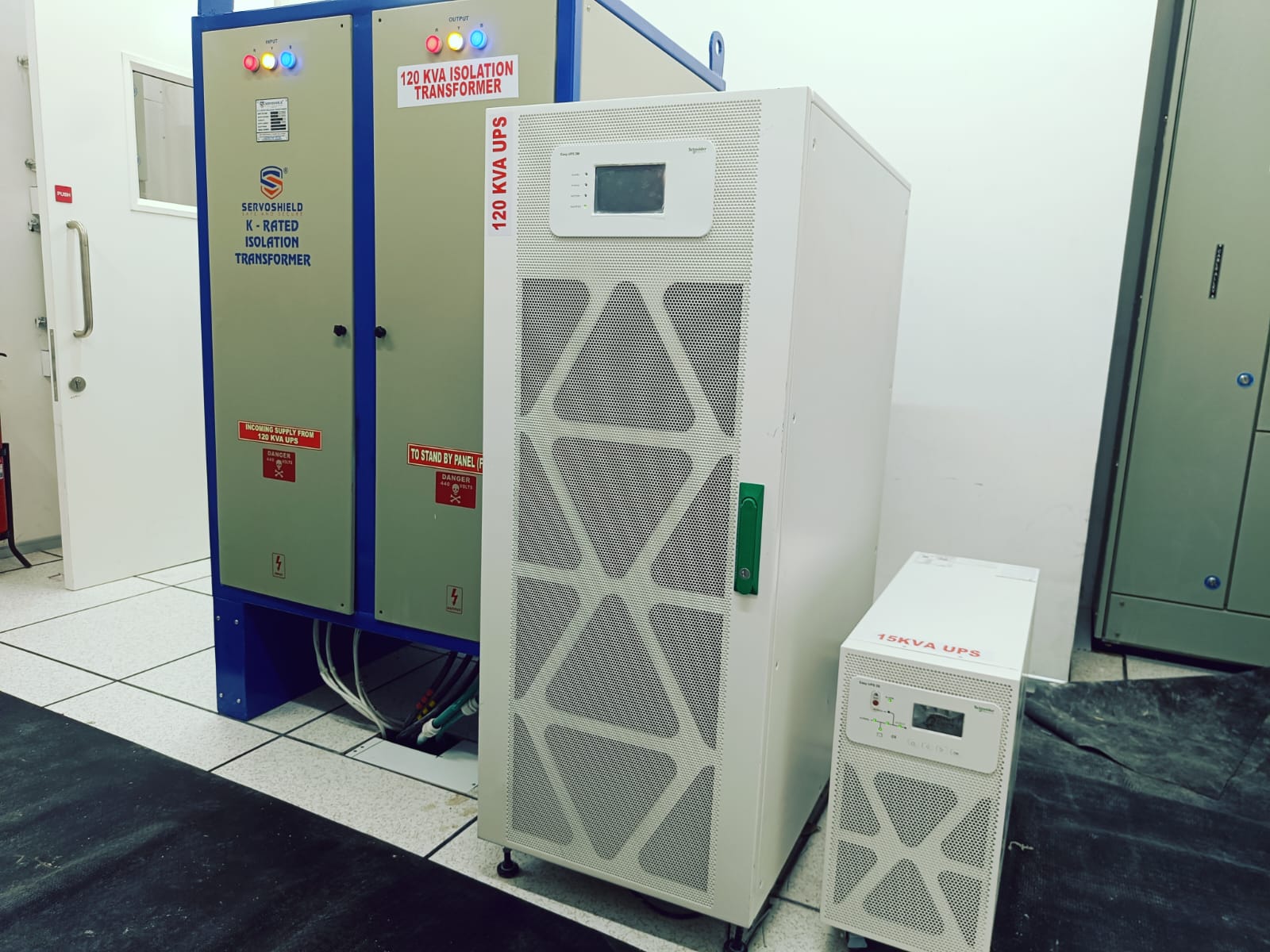 120 kVA UPS with K-rated isolation transformer